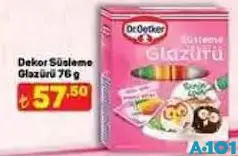 DR. OETKER DEKOR SÜSLEME GLAZÜRÜ 76 G
